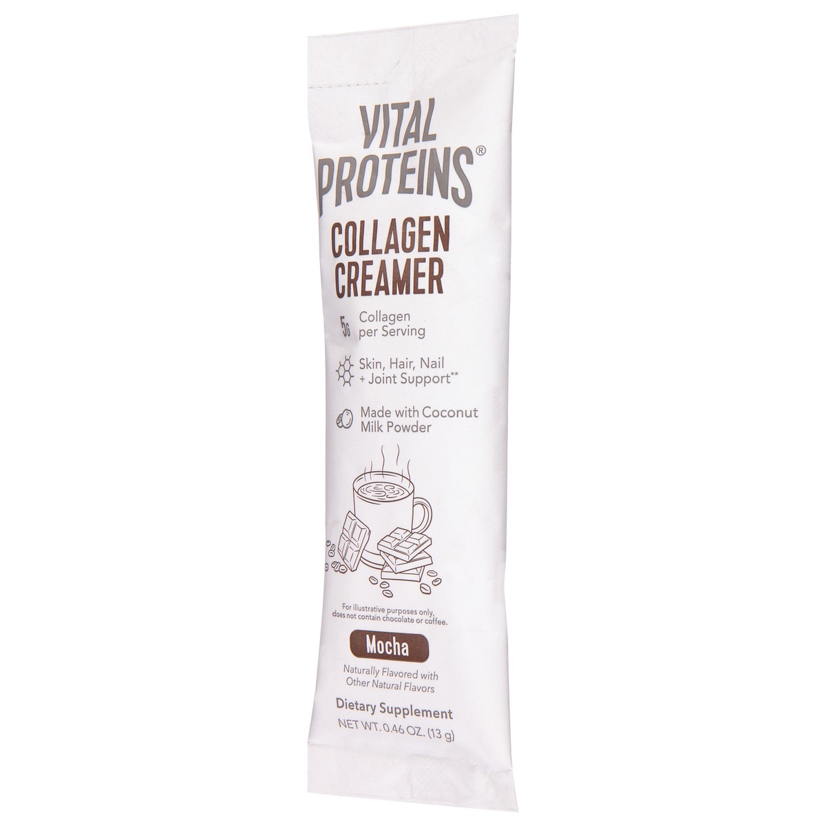 slide 13 of 13, Vital Proteins Mocha Collagen Creamer 0.46 oz, 0.46 oz