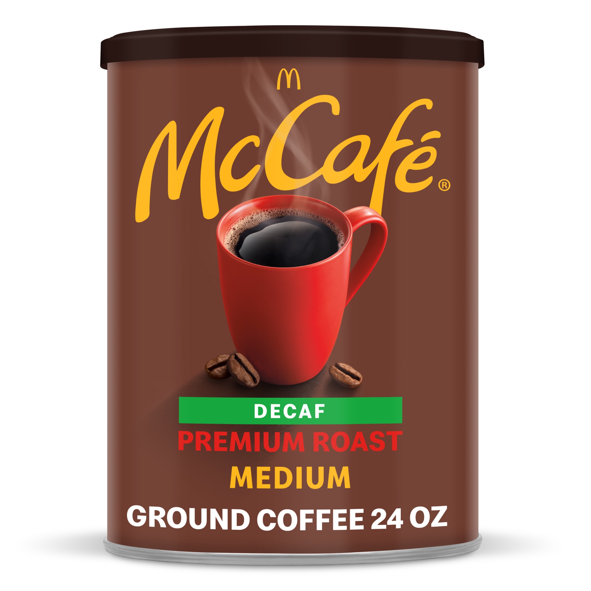 slide 1 of 6, McCafé Premium Roast Decaf Ground Coffee, 24 oz