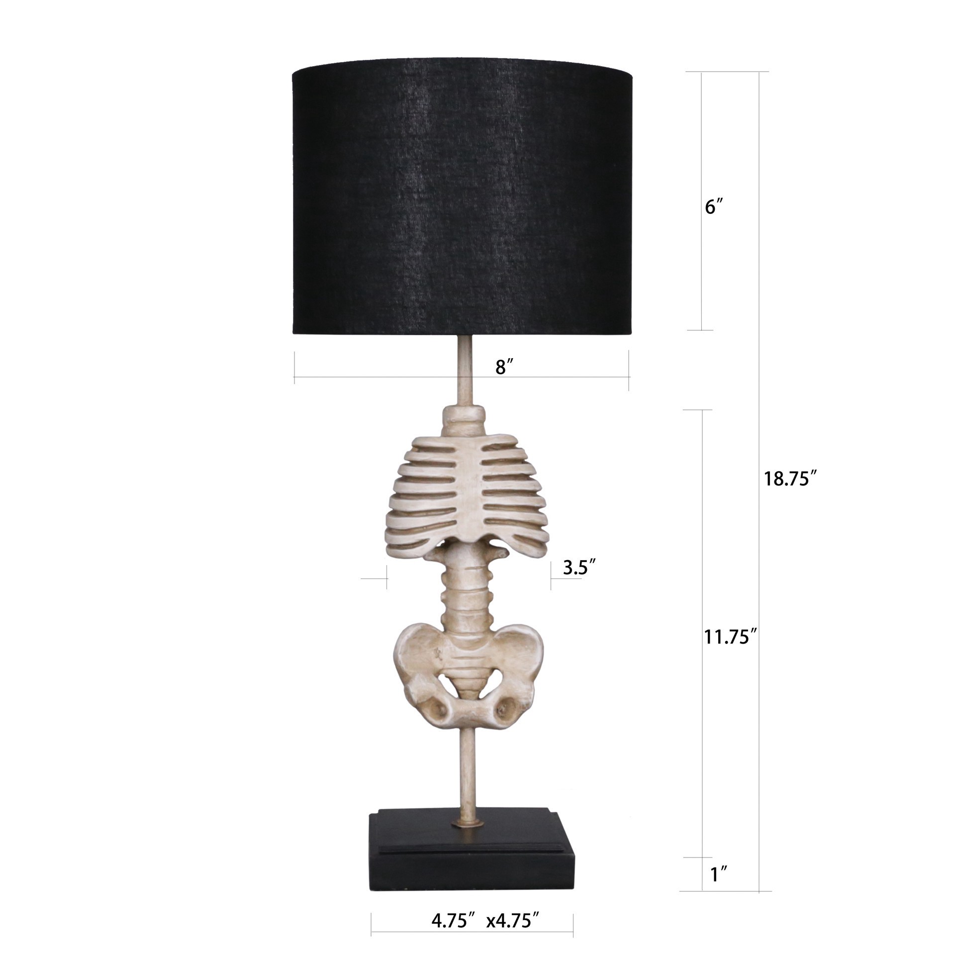 slide 2 of 4, 18.7" Skeleton Tabletop Lamp By Ashland, 18.7 in