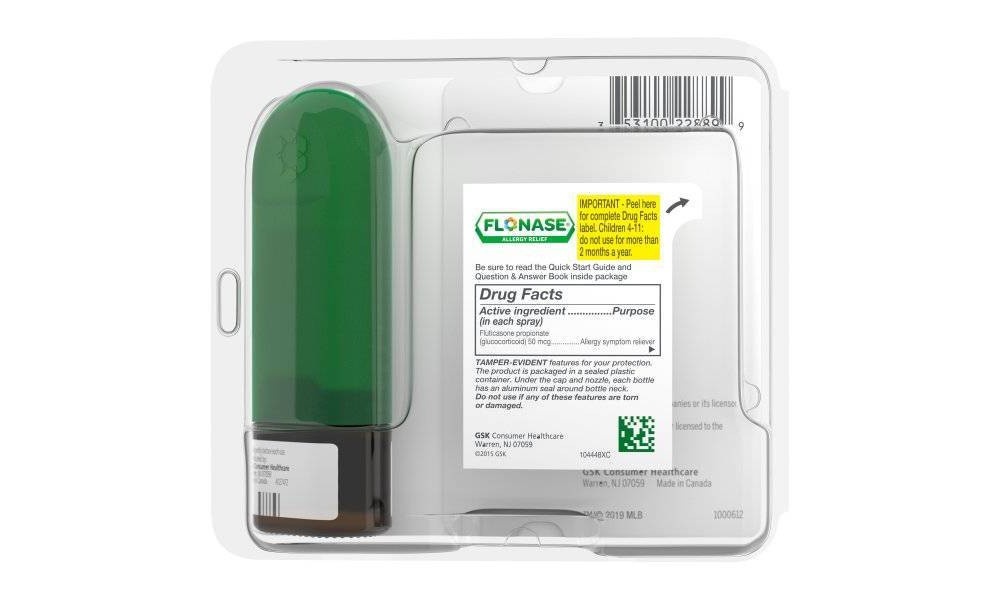 slide 2 of 4, Flonase 24Hour Allergy Relief Nasal Spray, 0.38 fl oz