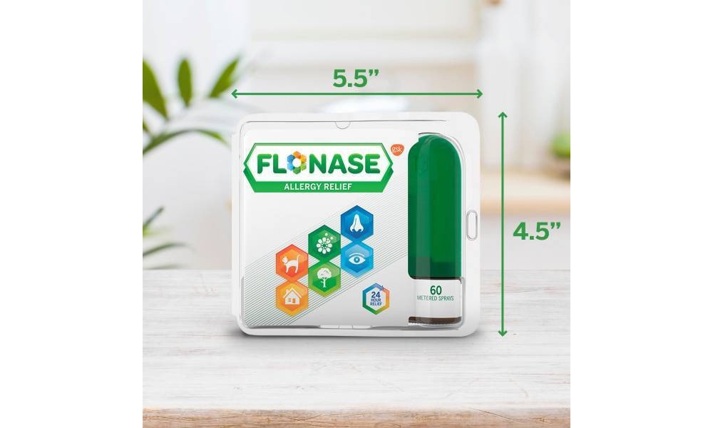 slide 4 of 4, Flonase 24Hour Allergy Relief Nasal Spray, 0.38 fl oz