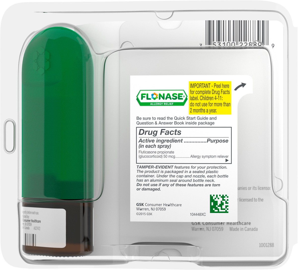 slide 5 of 9, Flonase 24Hour Allergy Relief Nasal Spray, 0.32 fl oz