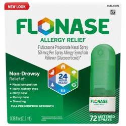 Flonase Allergy Relief Nasal Spray - Non-Drowsy 24HR Long Lasting Allergy Relief