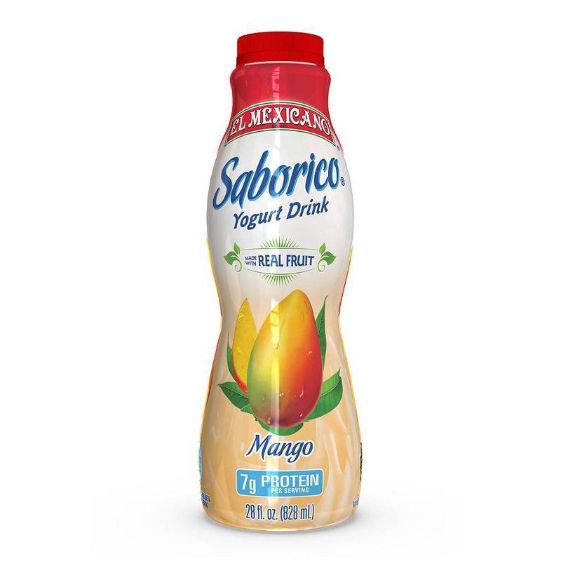 slide 1 of 1, El Mexicano Saborico Mango Yogurt Drink, 28 fl oz