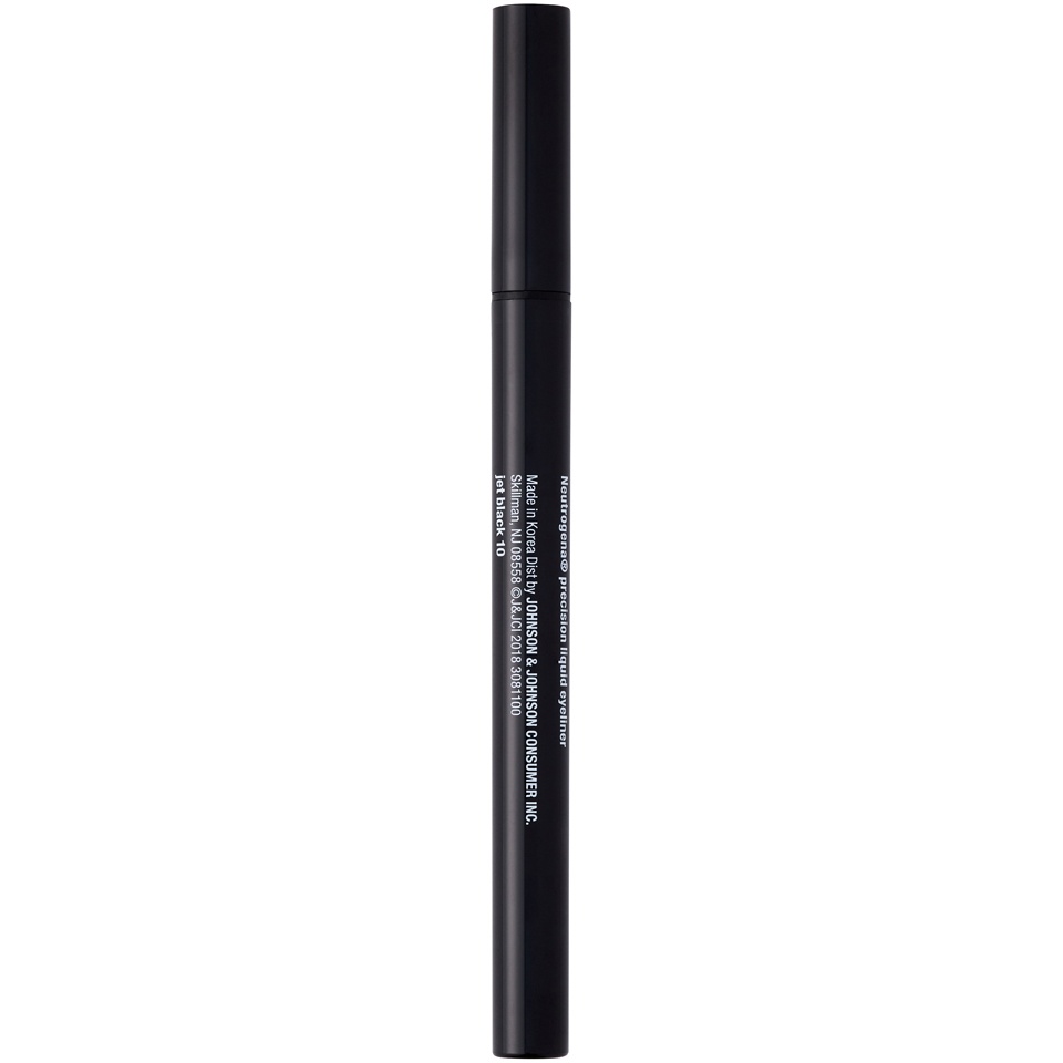 slide 3 of 4, Neutrogena Precision Liquid Eyeliner with Honey & Coconut, Hypoallergenic, Smudge- & Water-Resistant Liquid Eyeliner Makeup for Sensitive Eyes, Precise Application, Jet Black, 0.013 fl. oz, 0.01 fl oz