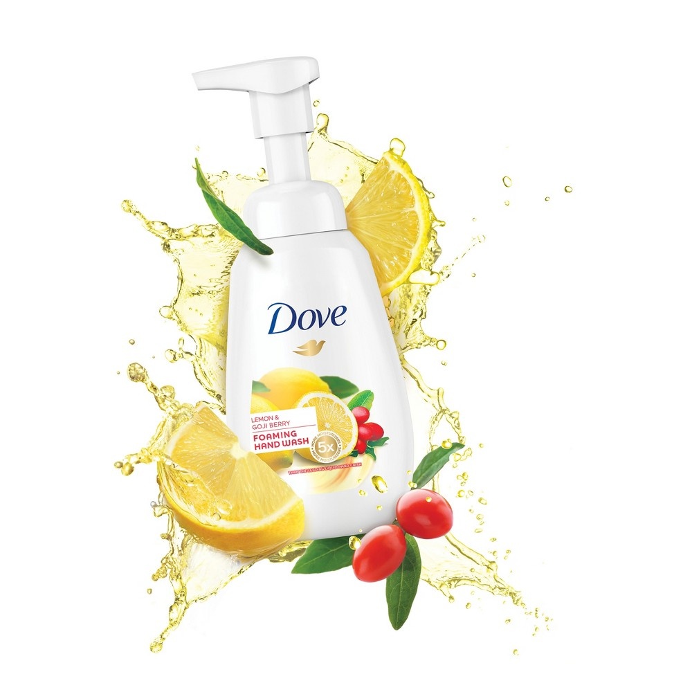 slide 4 of 8, Dove Lemon Goji Berry Foaming Hand Wash, 6.8 oz