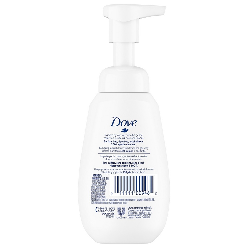 slide 8 of 8, Dove Lemon Goji Berry Foaming Hand Wash, 6.8 oz