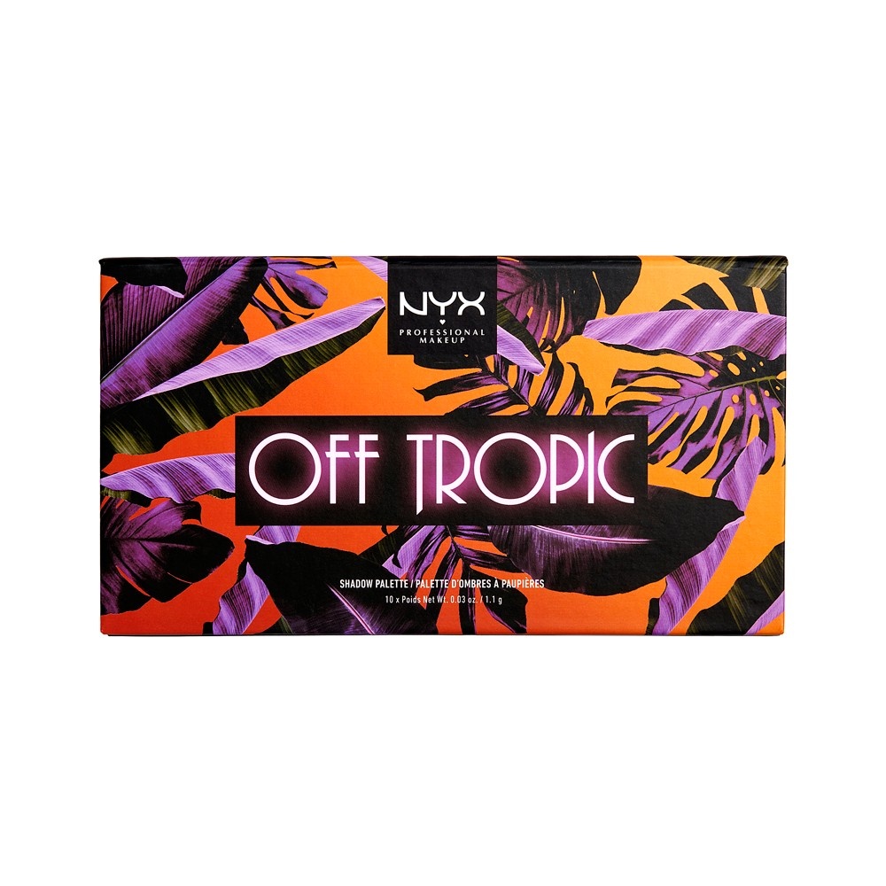 slide 5 of 5, NYX Professional Makeup Professional Makeup Off Tropic Shadow Palette, Shifting Sand, 0.38 oz