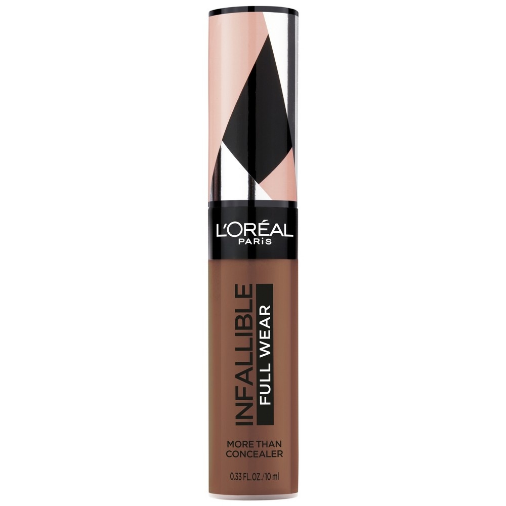 slide 5 of 7, L'Oréal Infallible Full Wear, Full Coverage, Waterproof Concealer - 435 Coffee - 0.33 fl oz, 0.33 fl oz