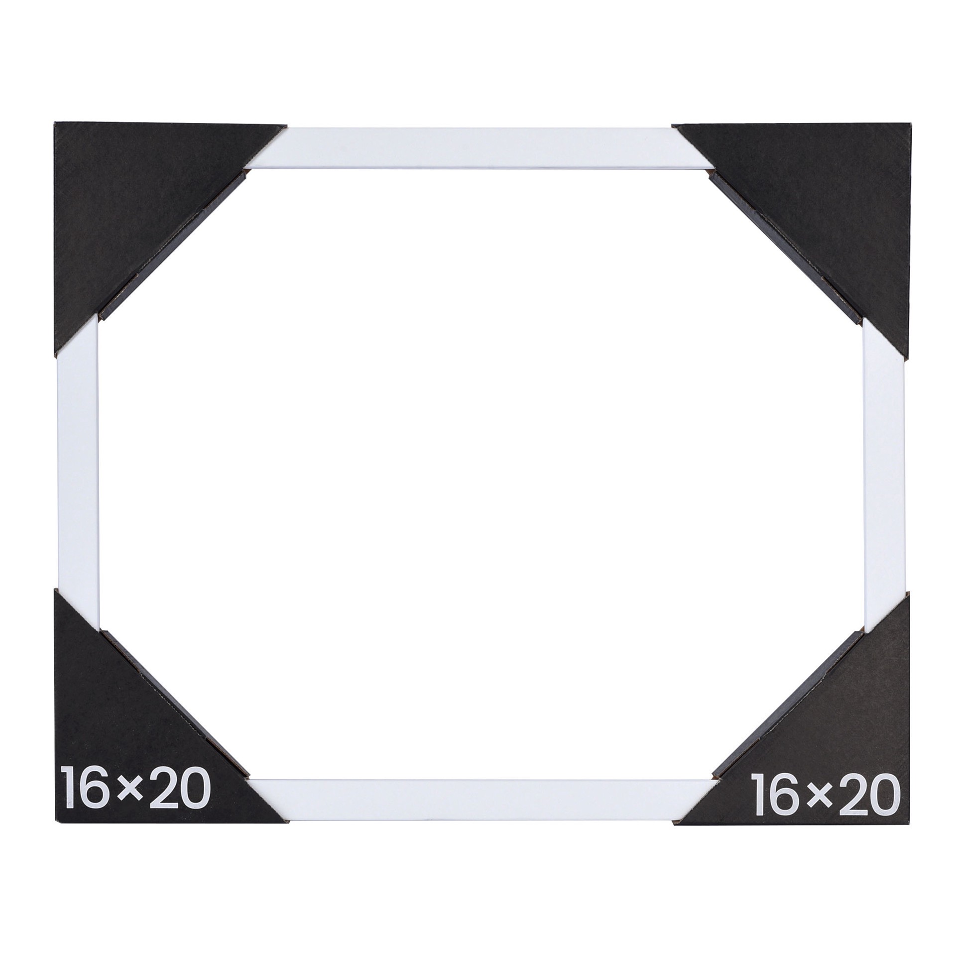 slide 3 of 3, 16" X 20" White Open Back Frame By Studio Decor, 16 in x 20 in