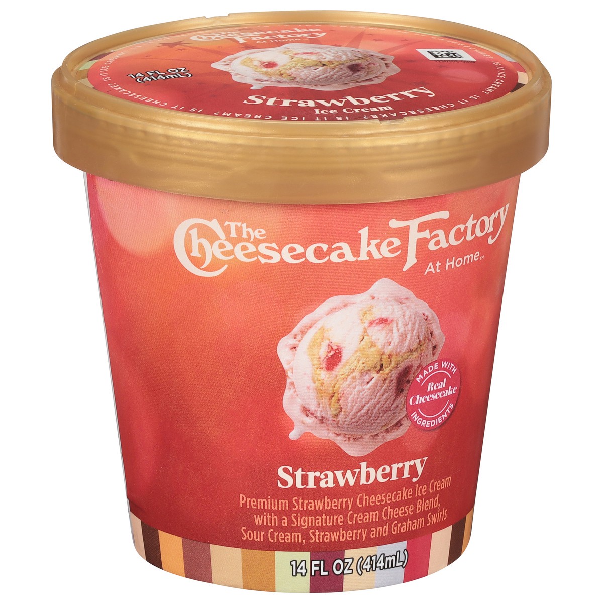 slide 2 of 9, The Cheesecake Factory At Home Strawberry Ice Cream 14 fl oz, 14 fl oz