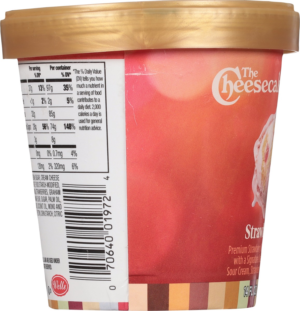 slide 3 of 9, The Cheesecake Factory At Home Strawberry Ice Cream 14 fl oz, 14 fl oz