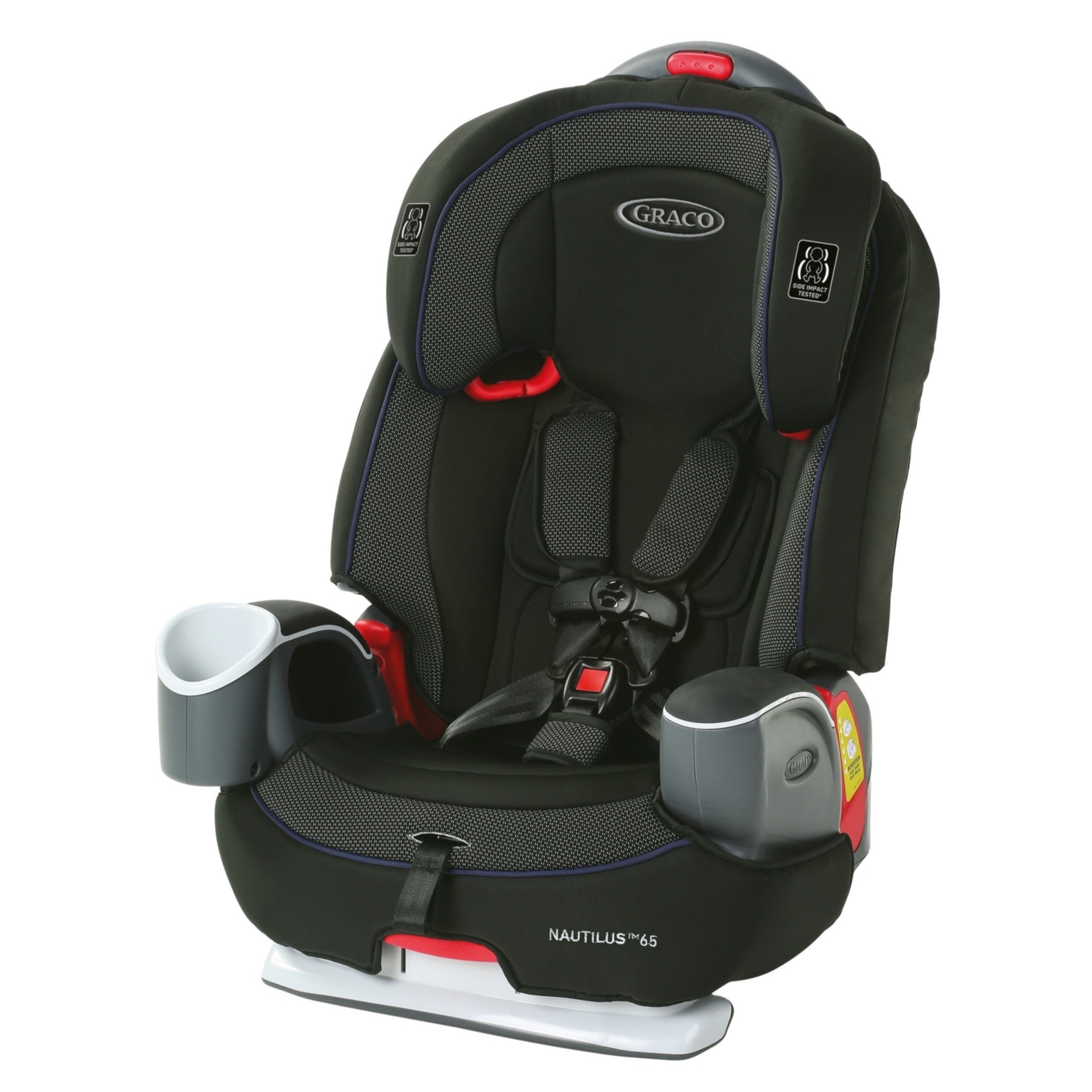 slide 1 of 10, Graco Nautilus 65 3-in-1 Harness Booster Car Seat - Chanson, 1 ct