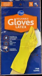 Kroger Home Sense Latex Gloves Large