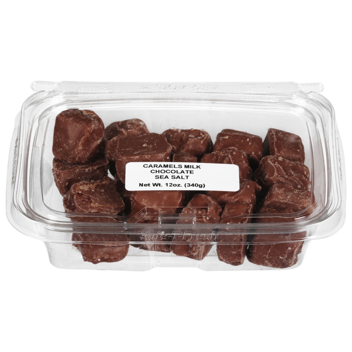 slide 1 of 1, JLM Manufacturing Milk Chocolate Sea Salt Caramels 12 oz, 12 oz