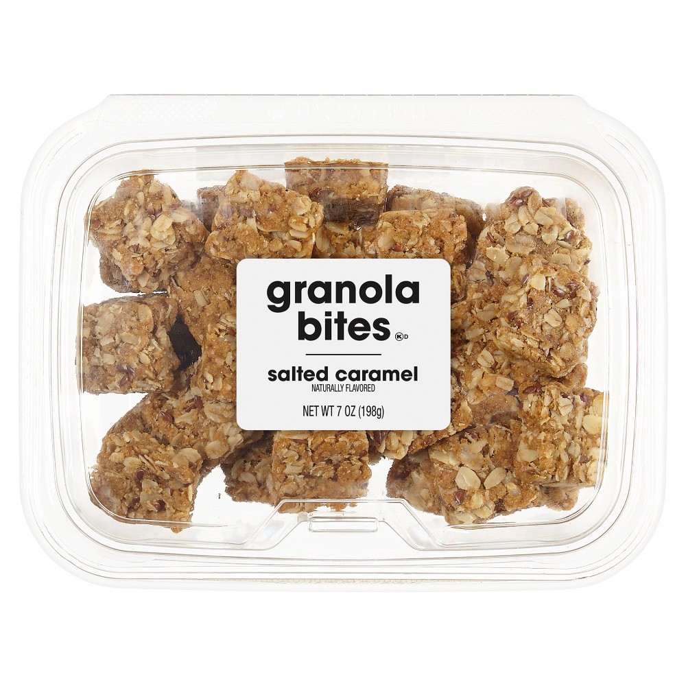 slide 2 of 3, Kroger Salted Caramel Granola Bites, 7 oz