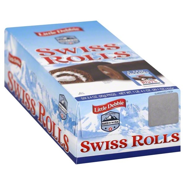 slide 1 of 1, Little Debbie Swiss Cake Roll, 1 ct