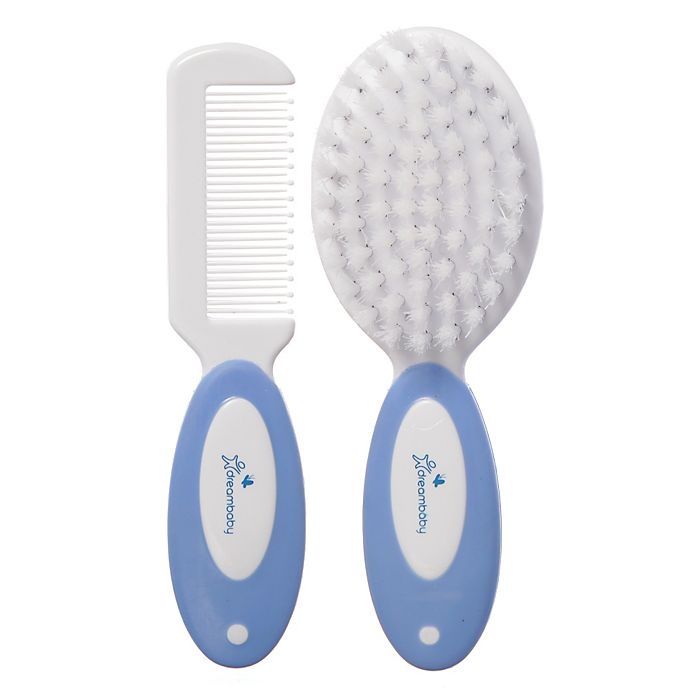 slide 1 of 1, Dreambaby Deluxe Brush and Comb Set - Blue, 1 ct