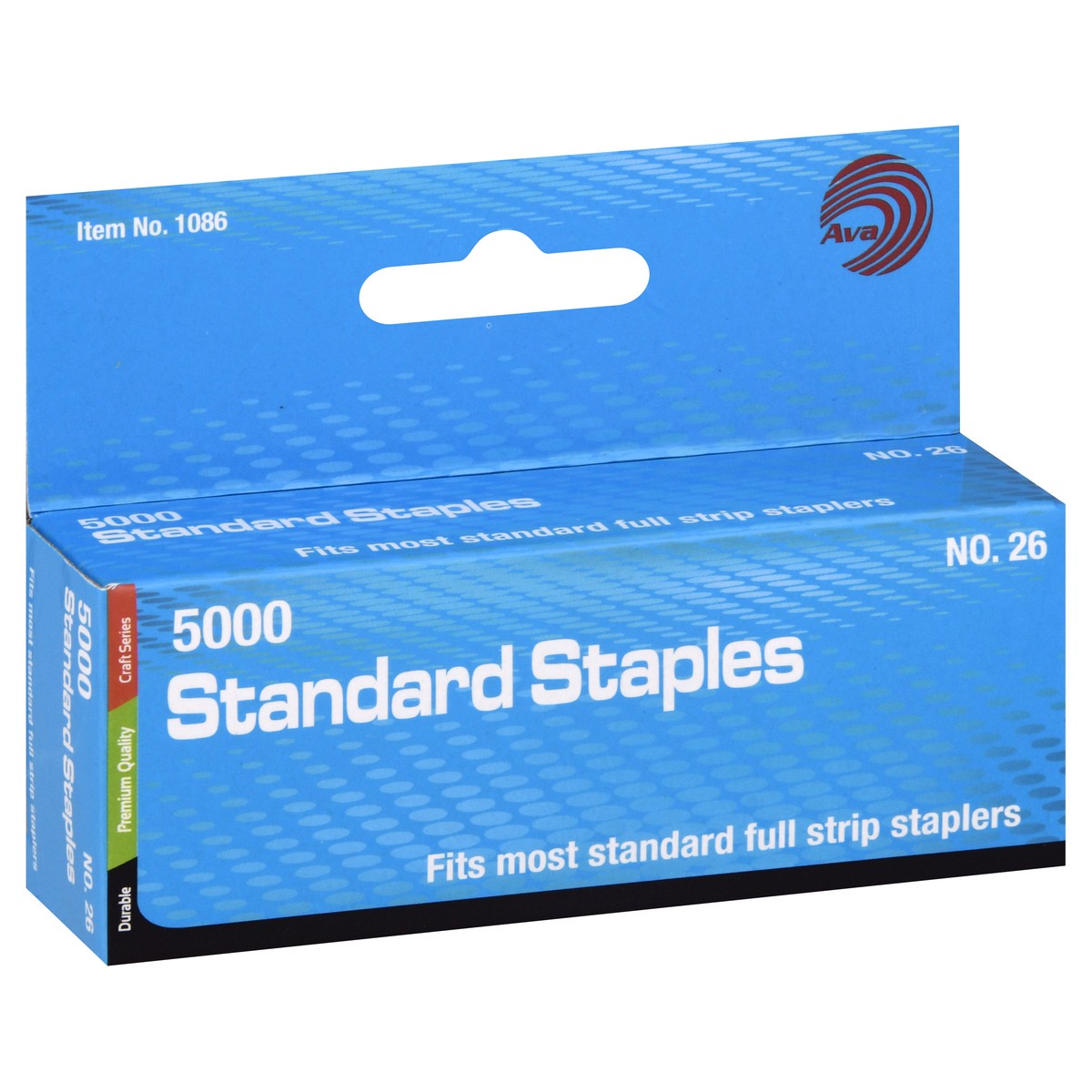 slide 2 of 9, AVA No. 26 Standard Staples 5000 ea, 5000 ct