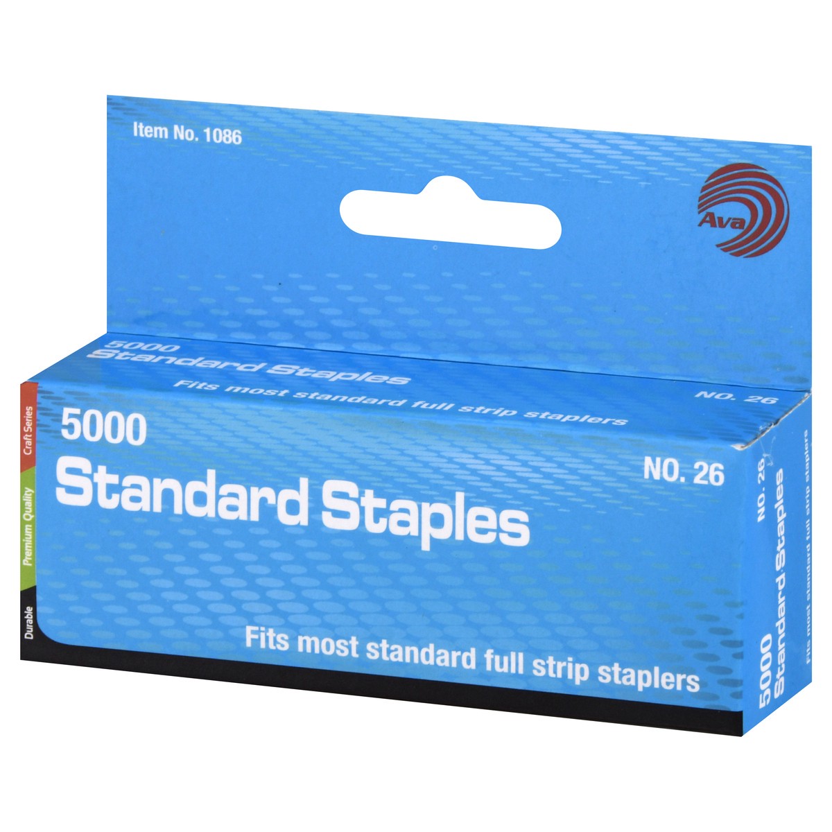 slide 3 of 9, AVA No. 26 Standard Staples 5000 ea, 5000 ct