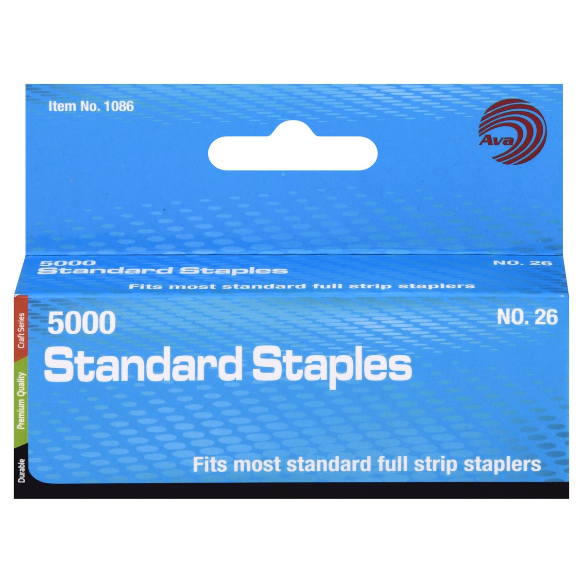 slide 1 of 9, AVA No. 26 Standard Staples 5000 ea, 5000 ct