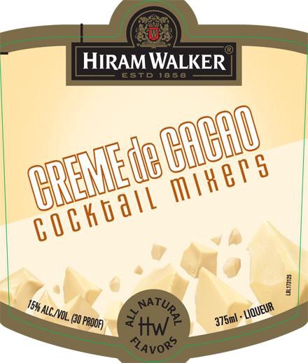 slide 3 of 5, Hiram Walker Creme de Cacao - White 750mL Bottle, 750 ml
