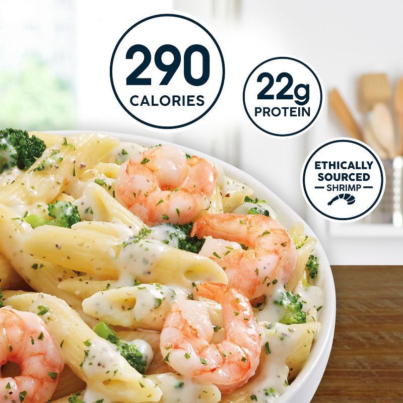 slide 3 of 8, Scott & Jon's Frozen Shrimp Alfredo Pasta Bowl - 8oz, 8 oz