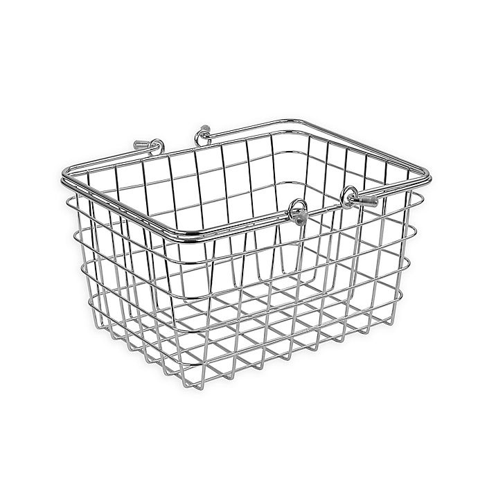 slide 1 of 3, Spectrum Small Wire Basket - Chrome, 1 ct