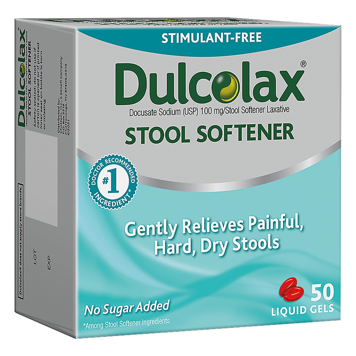 DulcoEase Dulcolax Stool Softener Liquid Gels 50 ct Shipt