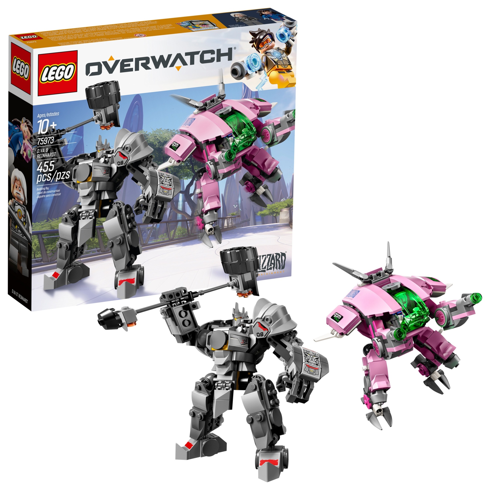 slide 1 of 3, LEGO Overwatch D.Va & Reinhardt, 1 ct