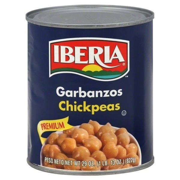 slide 1 of 1, Iberia Chickpeas Garbanzos, 29 oz
