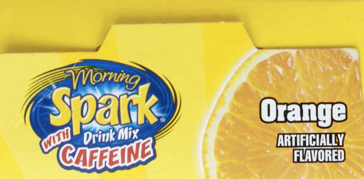 slide 5 of 13, Morning Spark with Caffeine Orange Drink Mix - 10 ct, 10 ct