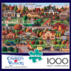 slide 1 of 1, Buffalo Games Charles Wysocki: Labor Day In Bungalowville Jigsaw Puzzle, 1000 ct