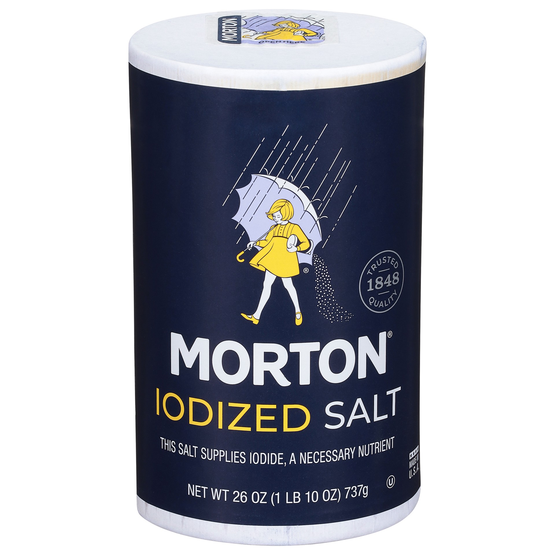 slide 6 of 6, Morton Iodized Salt, 26 oz