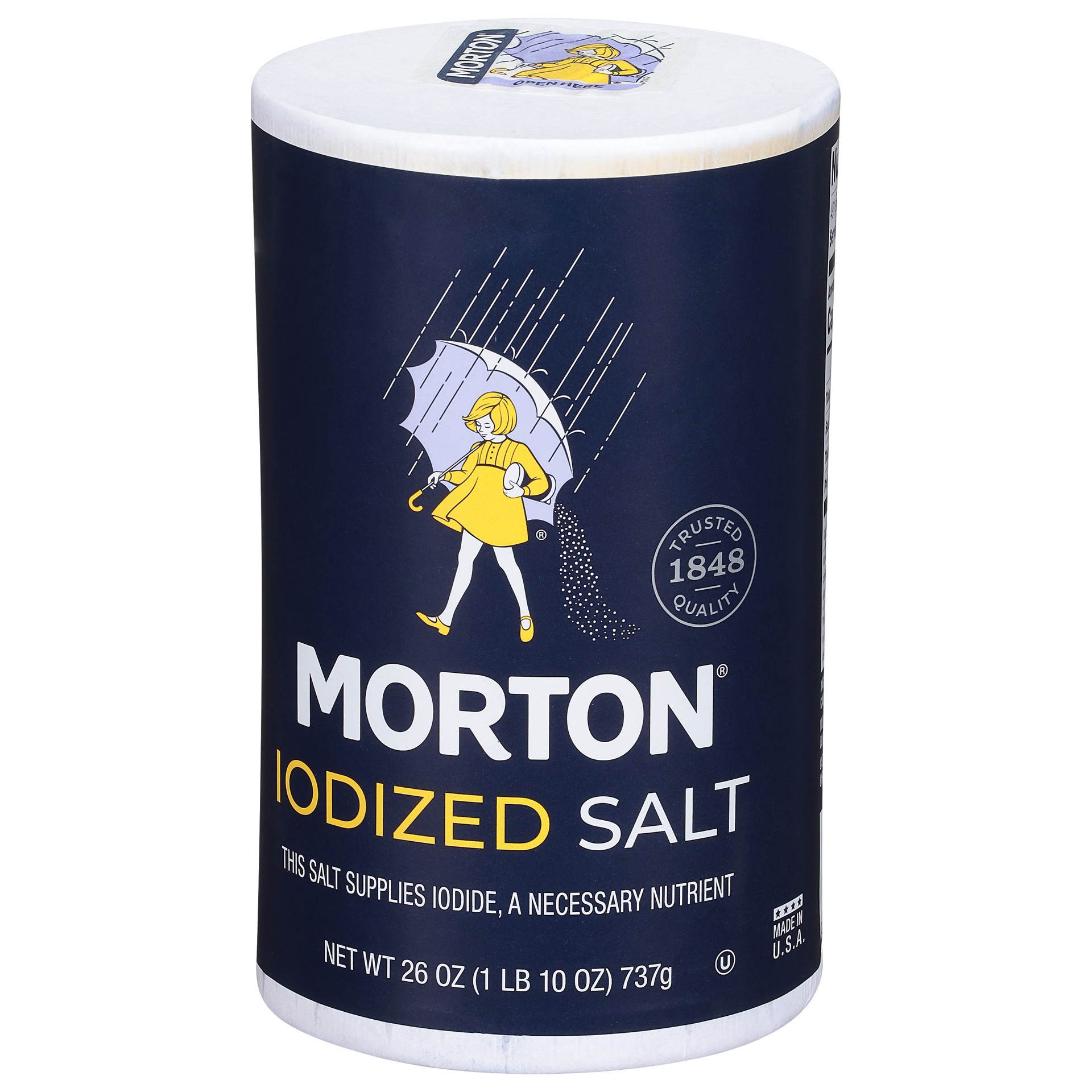 slide 2 of 6, Morton Iodized Salt, 26 oz