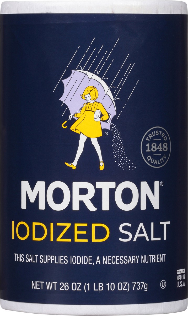 slide 1 of 18, Morton Iodized Salt 26 oz, 26 oz