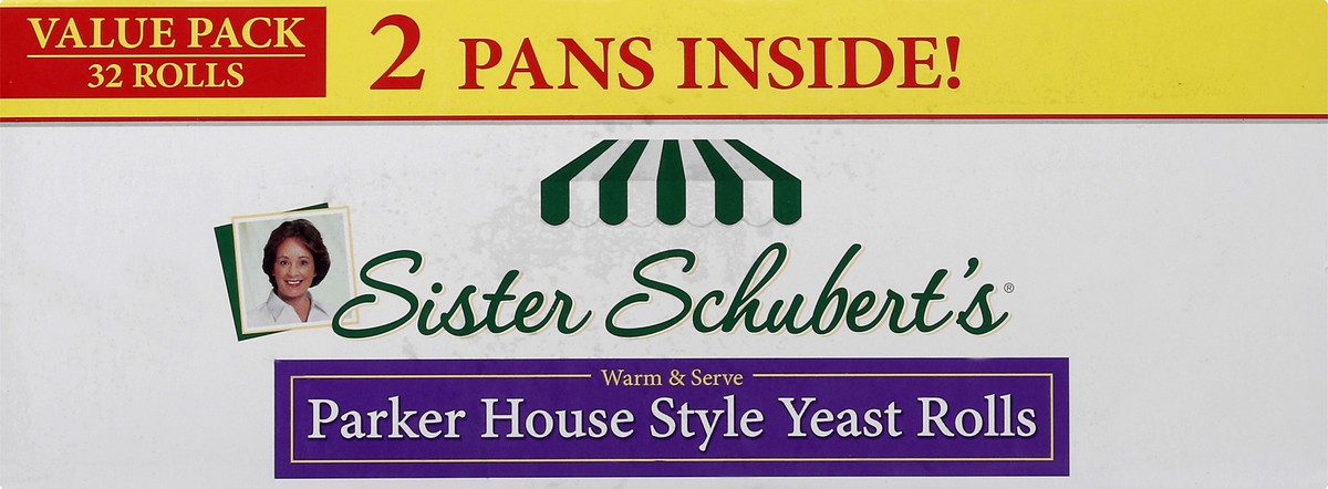 slide 5 of 6, Sister Schubert's Parker House Style Yeast Rolls 2-16 ct Packs, 2 ct