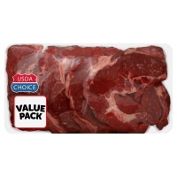 slide 1 of 1, Beef Usda Choice Chuck Blade Steak Value Pack - 2.5 Lb, per lb
