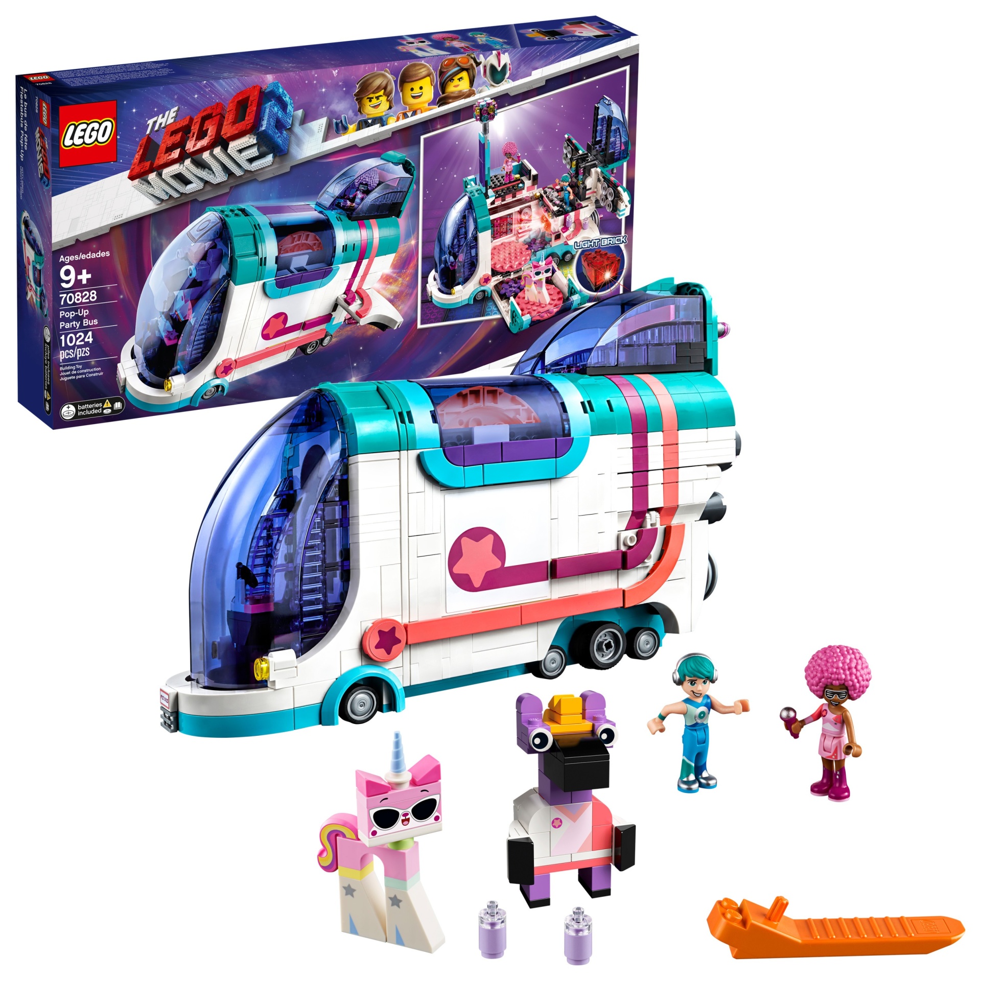 slide 1 of 1, THE LEGO MOVIE 2 Pop-Up Party Bus 70828, 1024 ct