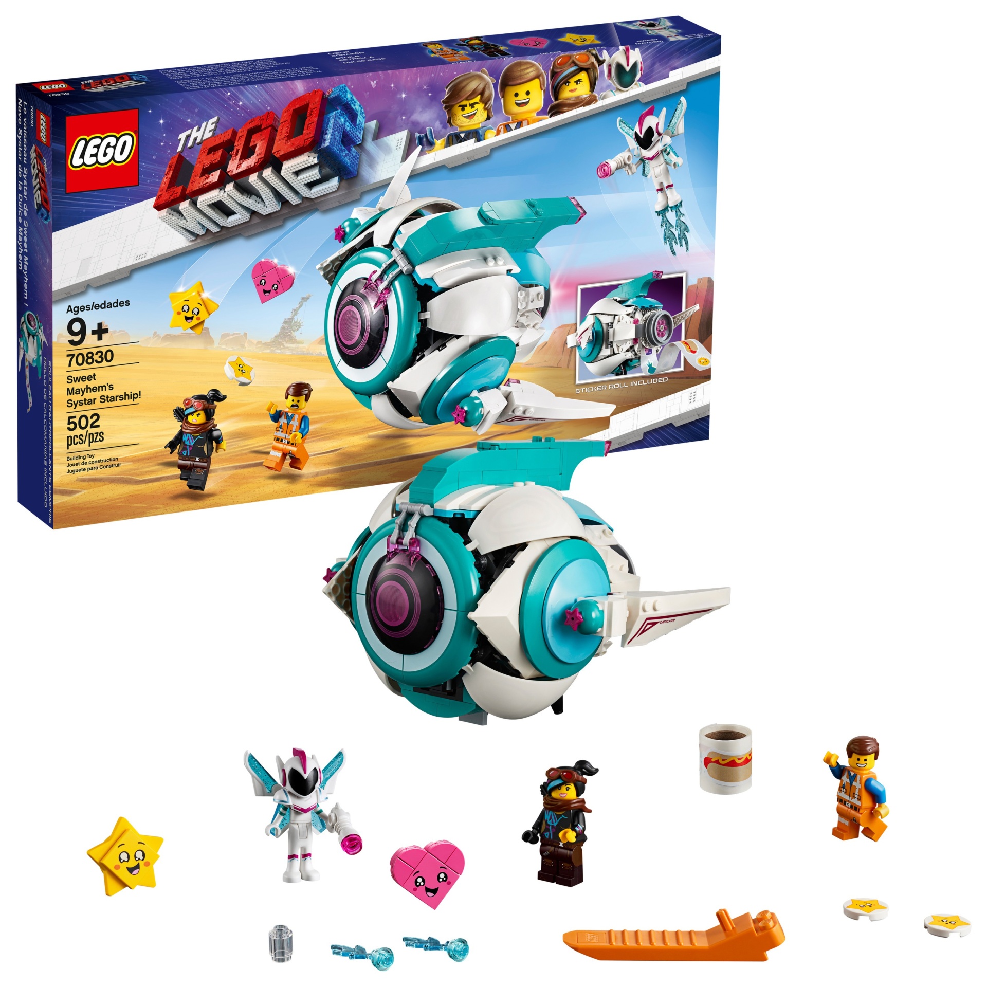 The LEGO Movie 2 Sweet Mayhem's Systar Starship! 1 ct | Shipt