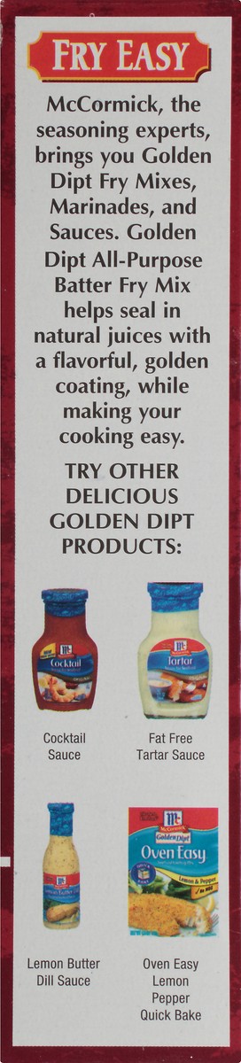 slide 2 of 10, McCormick Golden Dipt Fry Easy All Purpose Batter Mix, 10 oz