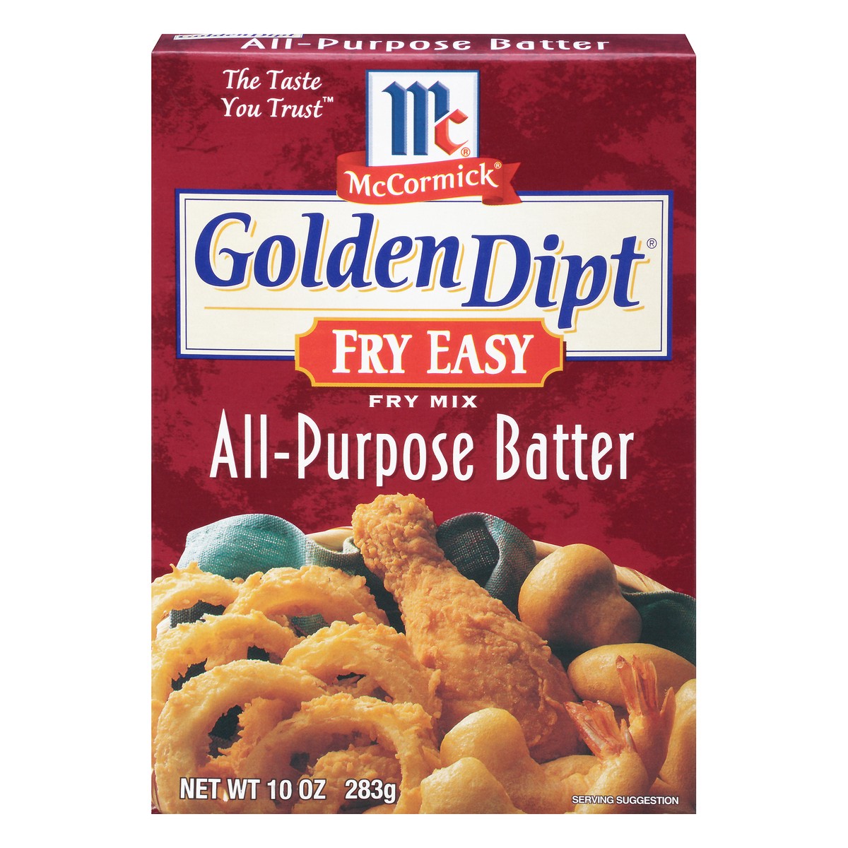 slide 1 of 10, McCormick Golden Dipt Fry Easy All Purpose Batter Mix, 10 oz