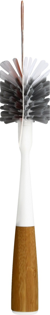 slide 5 of 9, Full Circle Clean Reach Replaceable Bottle Brush - White, 1 ct