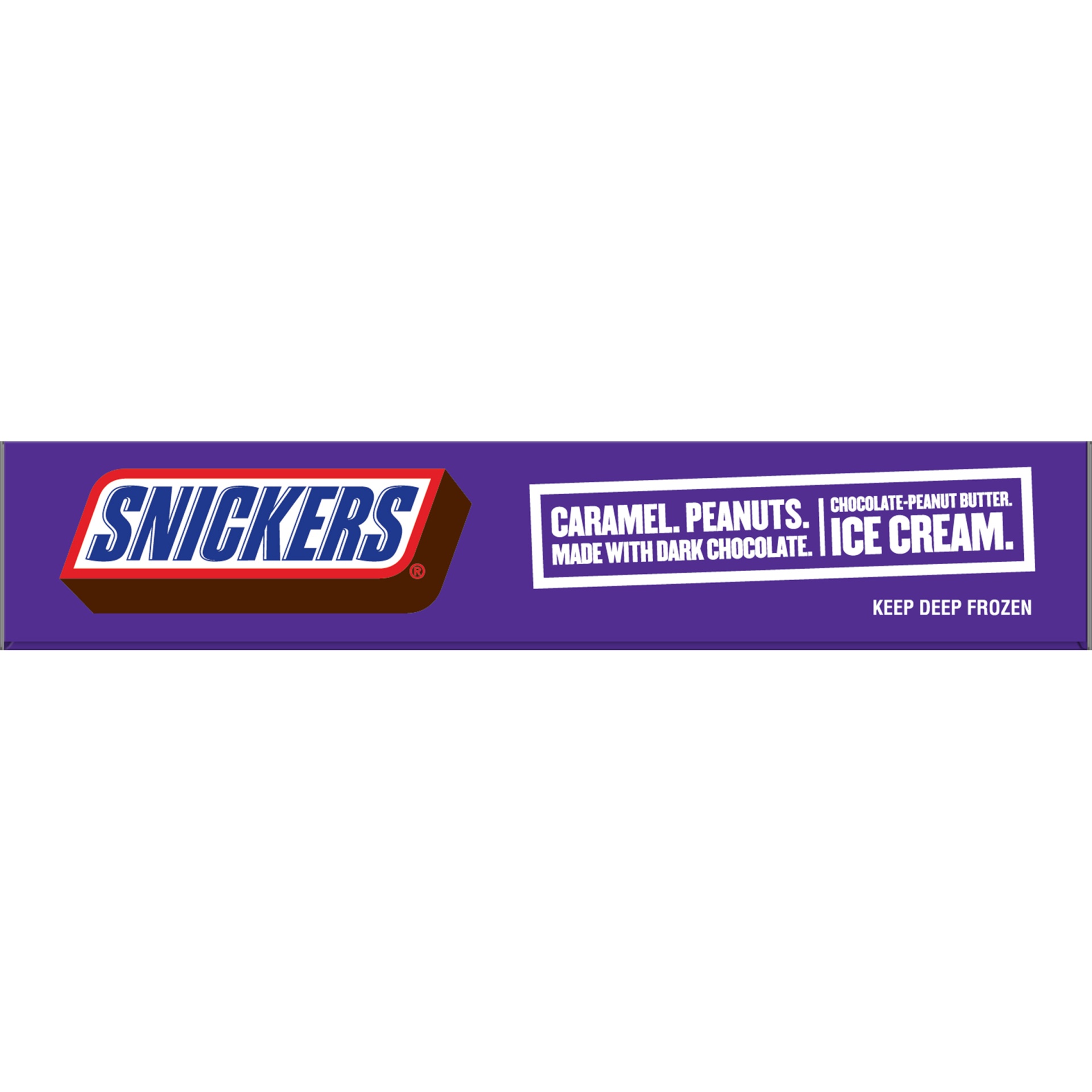 slide 4 of 7, Snickers Dark Chocolate Ice Cream Bars With Peanut Butter Chocolate Ice Cream 6-Count Box, 12 fl oz