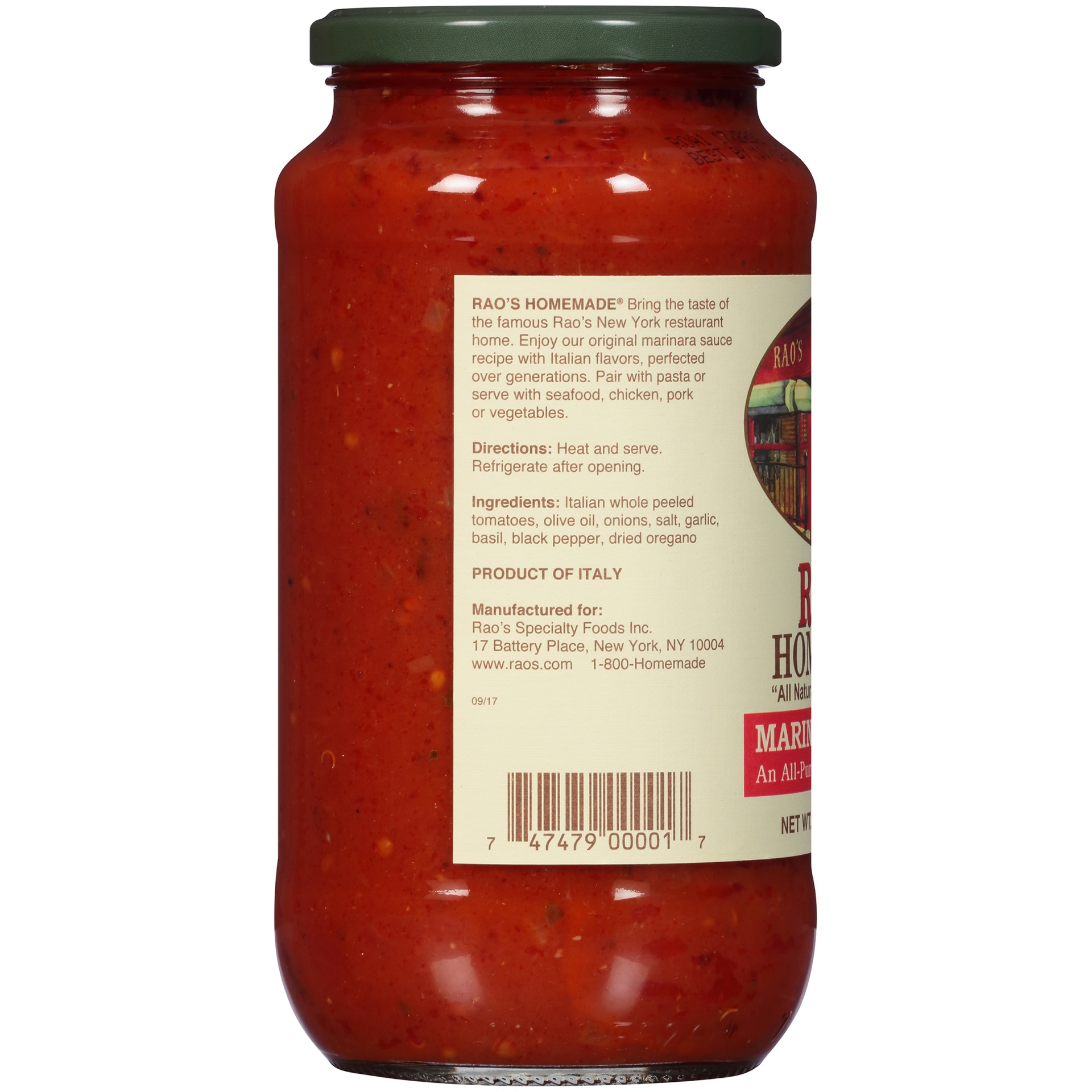 slide 4 of 8, Rao's Homemade Marinara Sauce, 32 oz