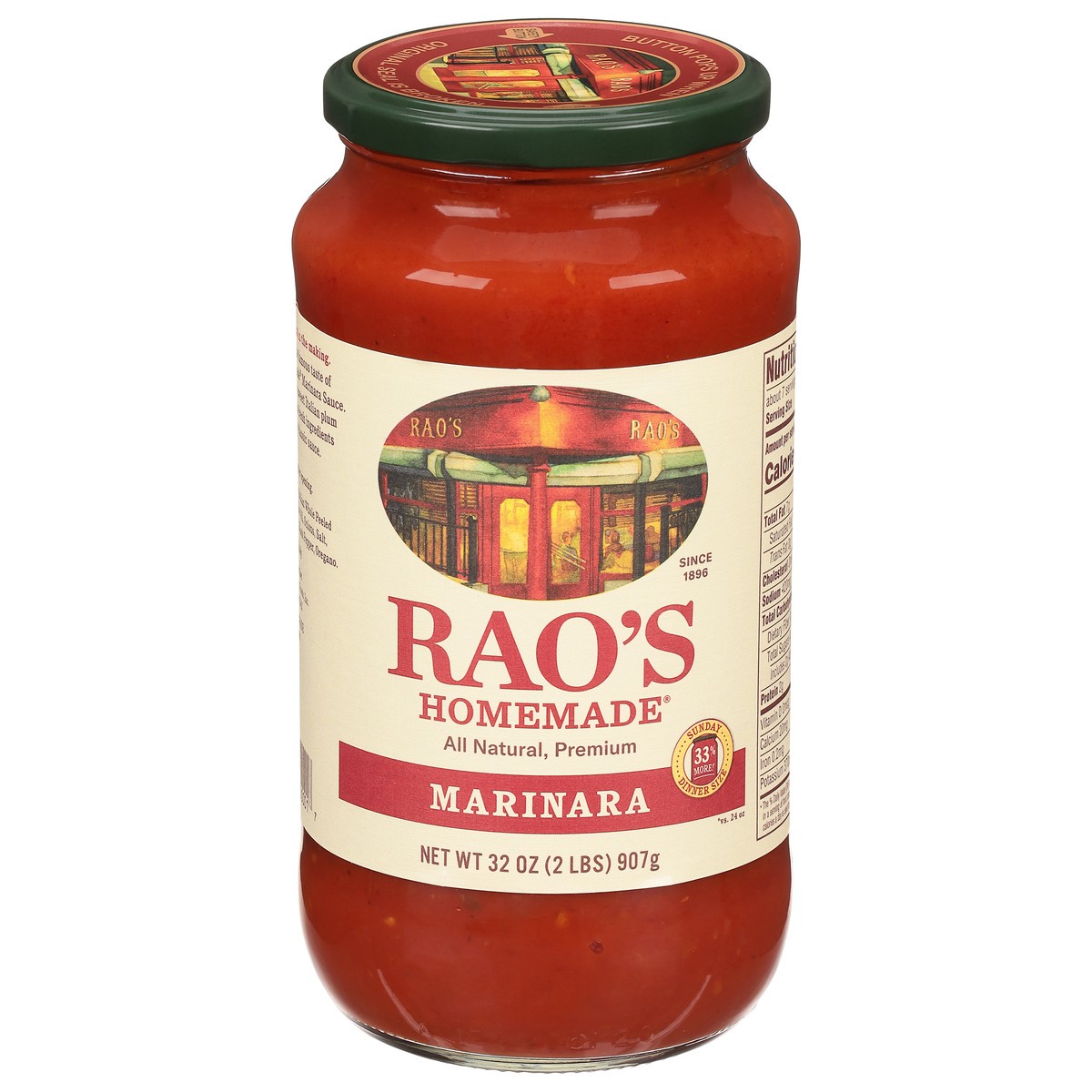 slide 1 of 11, Rao's Homemade Homemade Marinara 32 oz, 32 oz