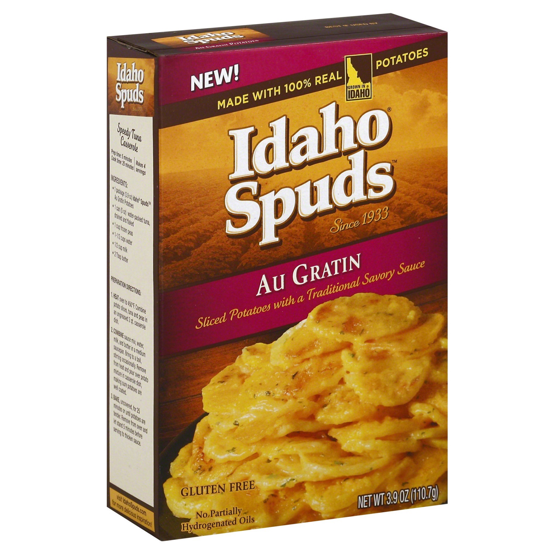 slide 1 of 6, Idaho Spuds Au Gratin, 3.9 oz