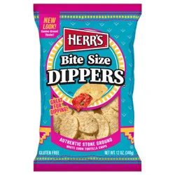 Herr's Bite Size Dippers Tortilla Chips - 12 oz