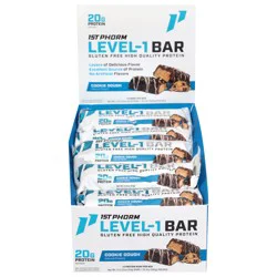1st Phorm Cookie Dough Level-1 Bar 15 - 2.22 oz Bars