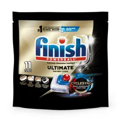 Finish Ultimate Dishwasher Detergent, Premium Dishwashing Tablets, 11 ct
